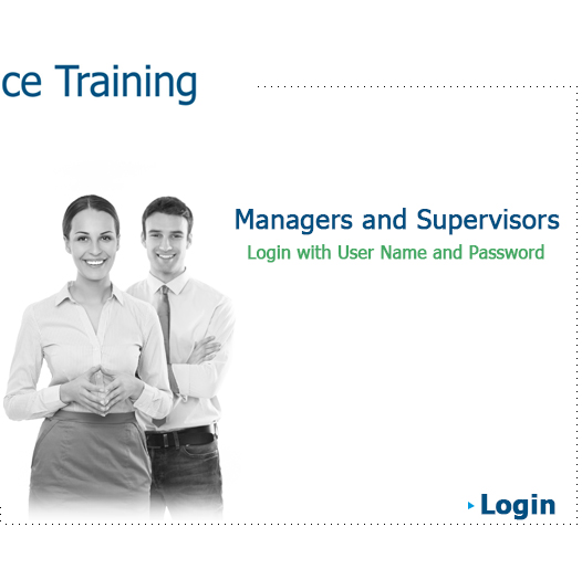 Manager and Teacher Online Training Management Login