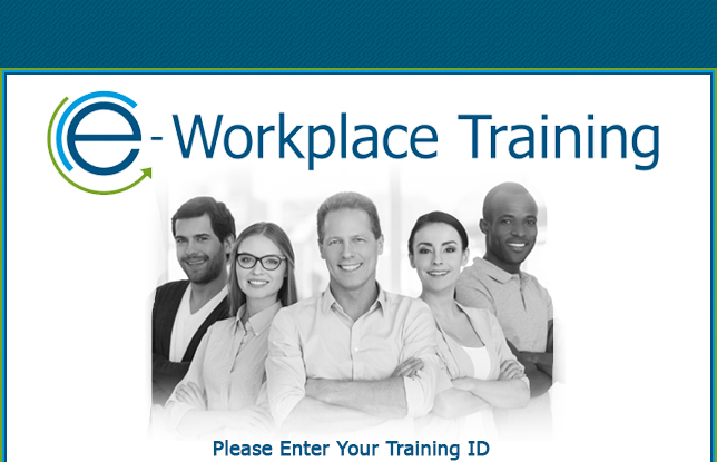 E Workplace Training E Workplace Training System